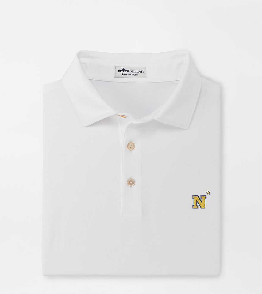 Naval Academy Solid Performance Jersey Polo image number 1