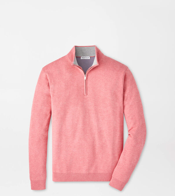 Coolspun Lite Cotton Quarter-Zip Sweater