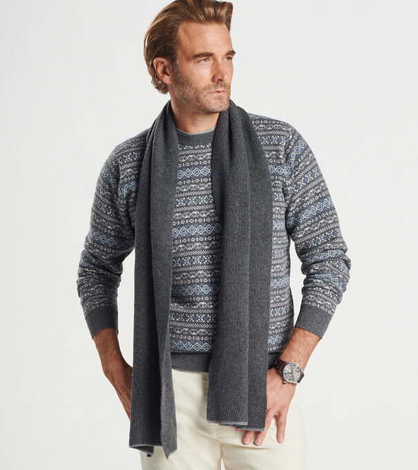 Cashmere English Rib Scarf