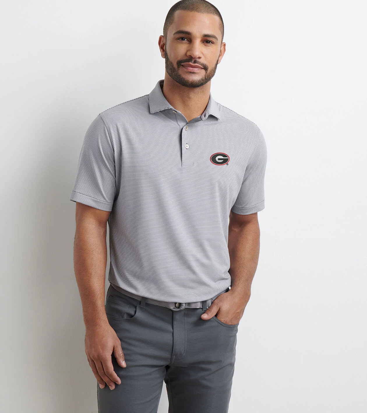Georgia Jubilee Performance Jersey Polo | Men's Collegiate Apparel