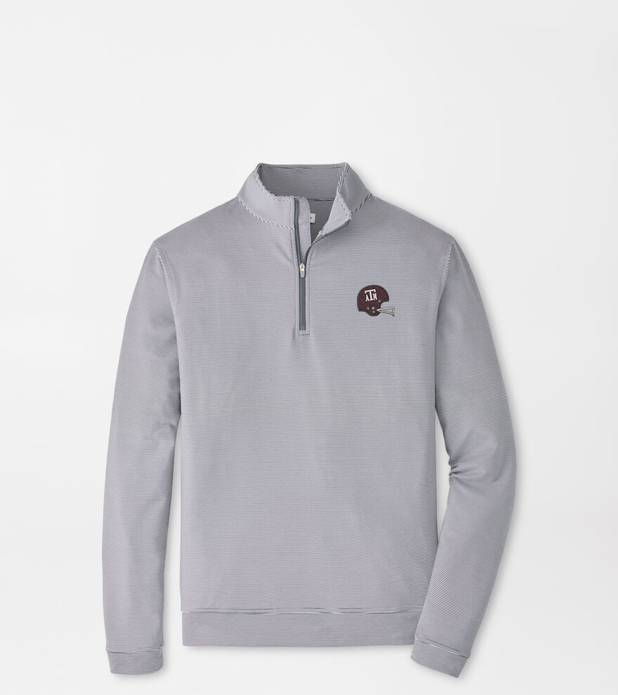 Texas A&M Vault Perth Sugar Stripe Performance Quarter-Zip image number 1