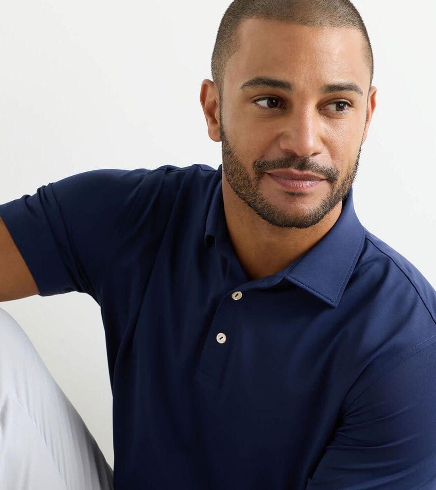 Solid Performance Mesh Polo - Alternate Image 4