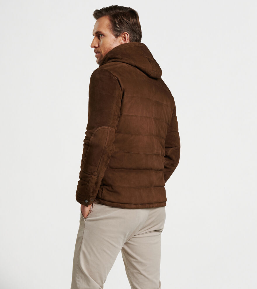 Excursionist Flex Suede Hooded Bomber image number 3