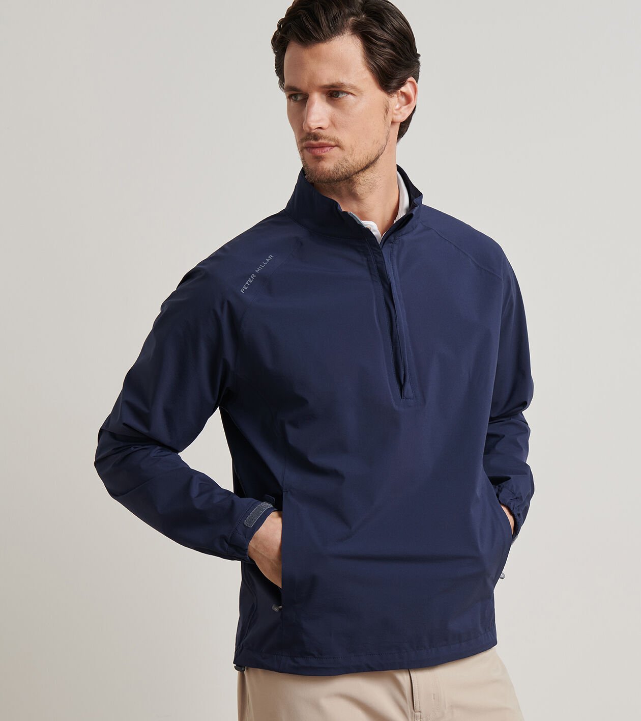 Shield Half-Zip Rain Shell | Men's Jackets & Coats | Peter