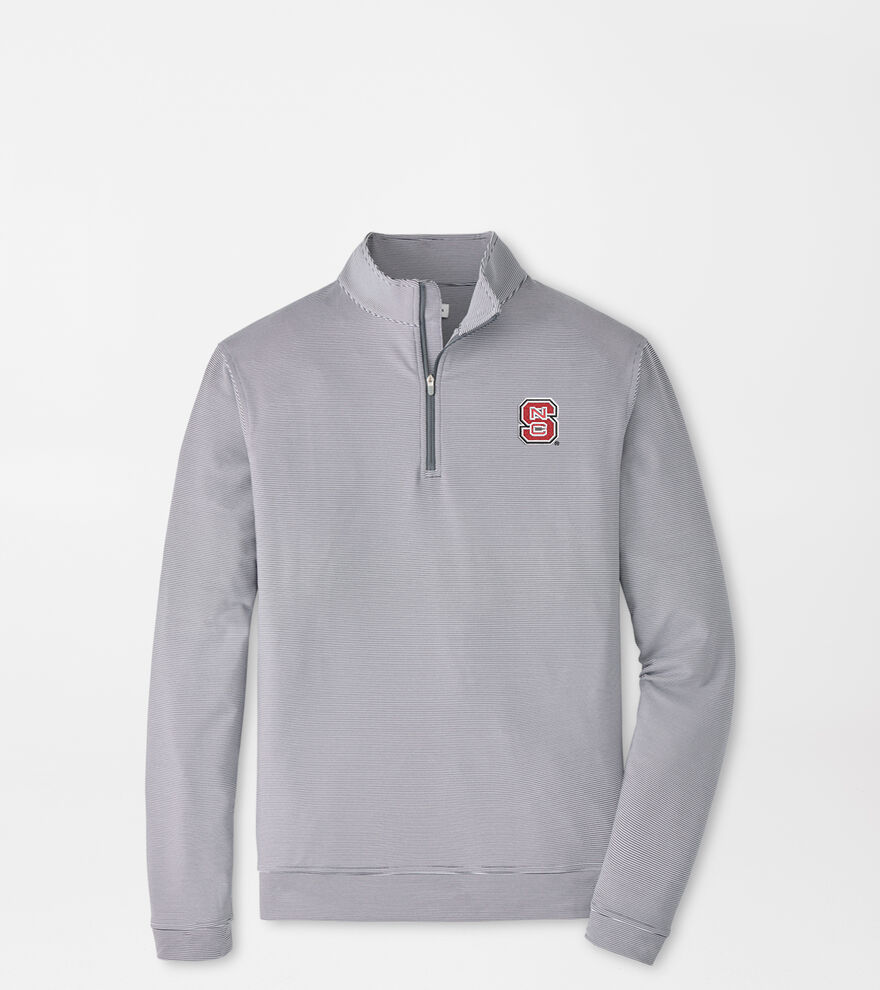 NC State Perth Sugar Stripe Performance Quarter-Zip image number 1