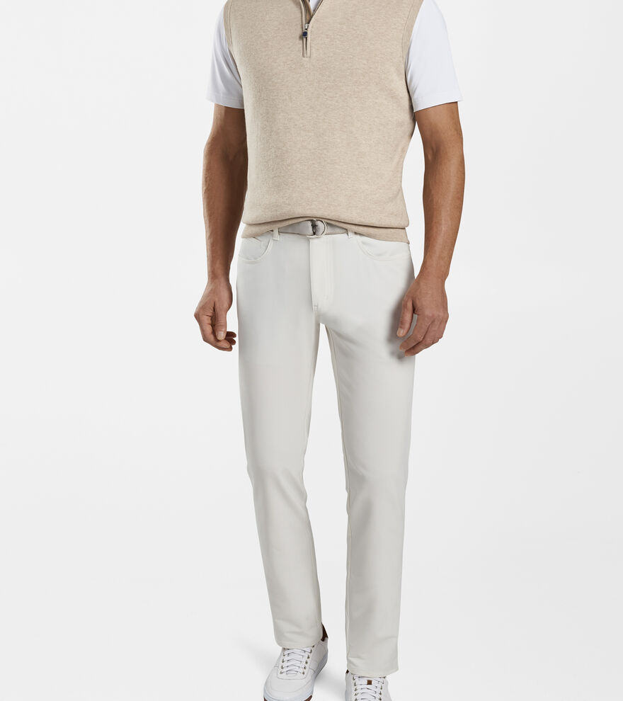 Crown Crafted Interlock Quarter-Zip Vest image number 2