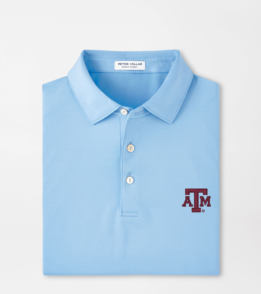 Texas A&M Solid Performance Jersey Polo image number 1