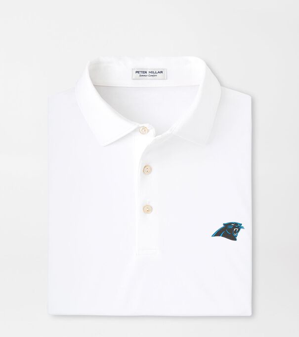 Carolina Panthers Solid Performance Jersey Polo