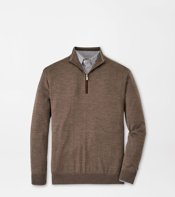 Autumn Crest Suede Trim Quarter-Zip