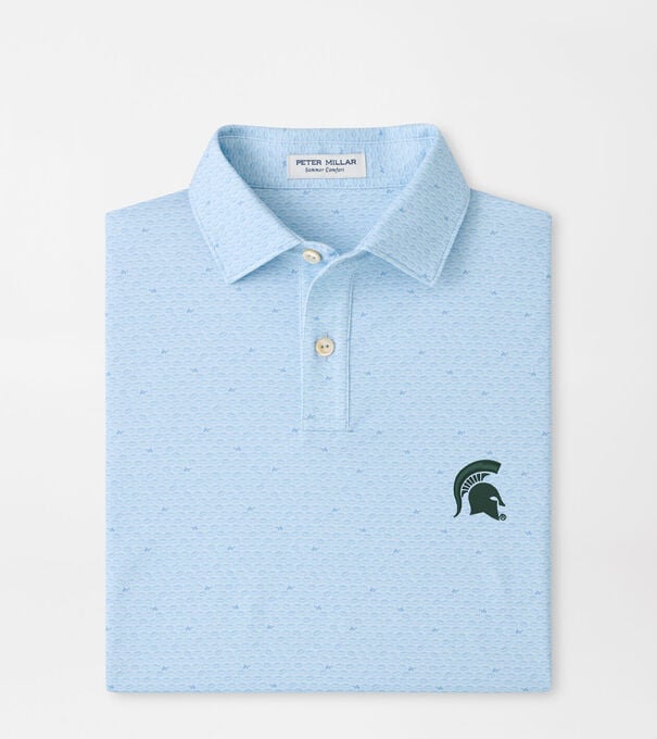 Michigan State Spartans On The Ball Youth Performance Jersey Polo
