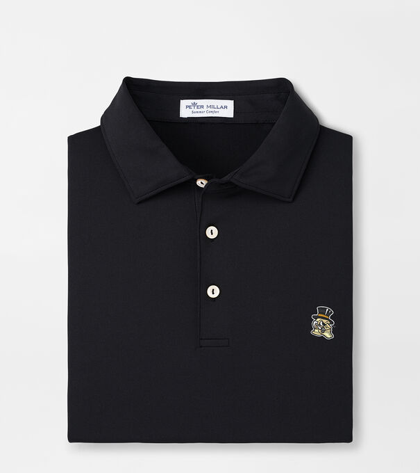 Wake Forest Demon Deacon Solid Performance Jersey Polo (Sean Self Collar)