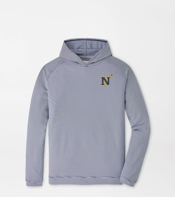 Naval Academy Pine Sugar Stripe Performance Hoodie