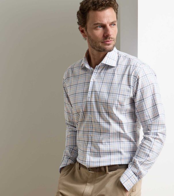 Warren Crown Lite Cotton-Stretch Sport Shirt - Alternate Image 1