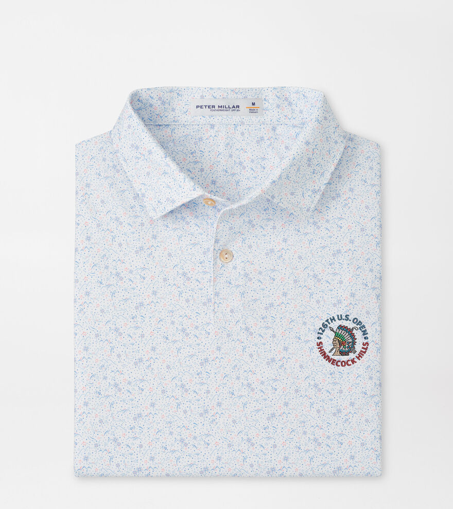 126th U.S. Open Featherweight Land Of The Free Performance Polo image number 2