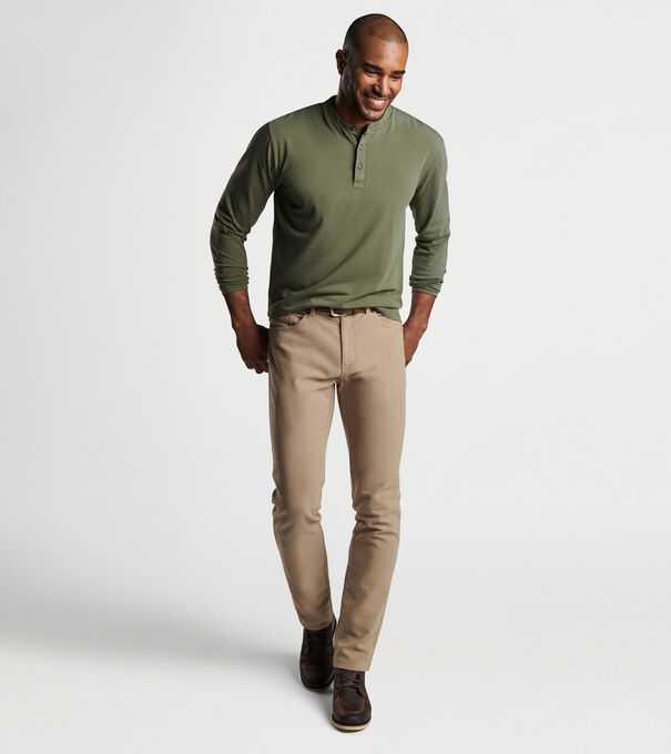 Lava Wash Long-Sleeve Henley