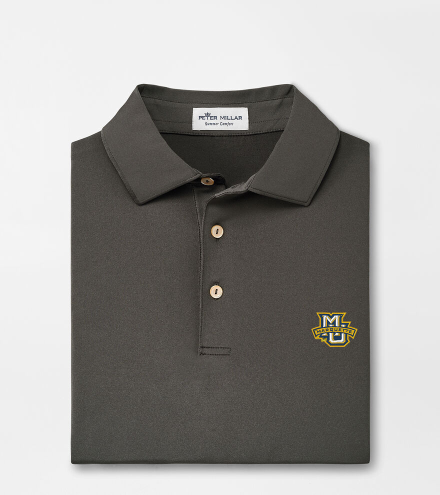 Marquette Solid Performance Jersey Polo (Sean Self Collar) image number 1