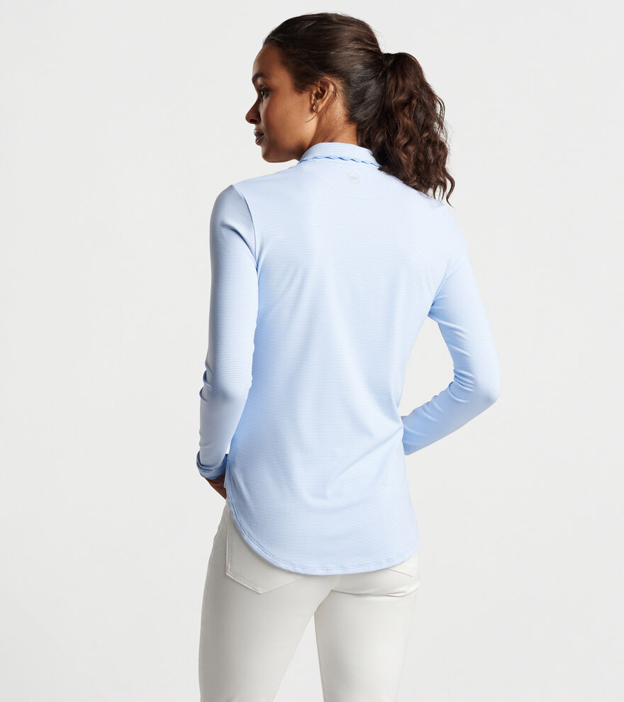 Opal Long-Sleeve Stretch Jersey Polo image number 3