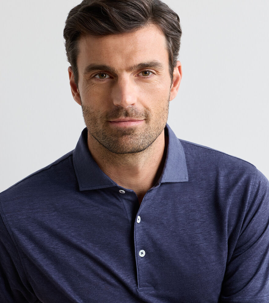 Astino Linen Polo image number 4