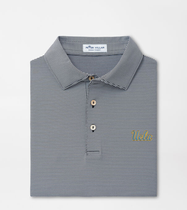 UCLA Jubilee Stripe Performance Polo