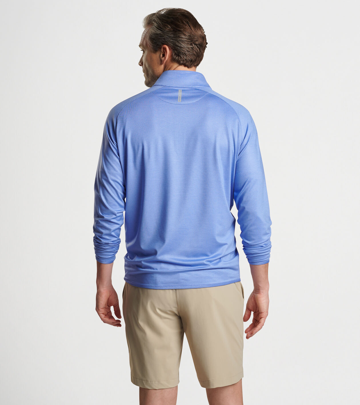 Stealth Delancy Dot Performance Quarter-Zip | Men's Pullovers & Hoodies |  Peter Millar
