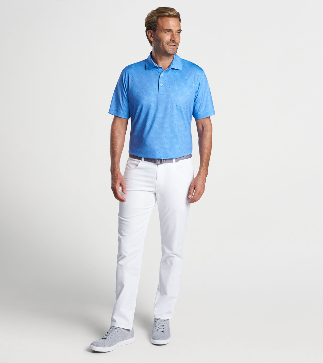 Skull In One Performance Jersey Polo Sean Self Collar Men s