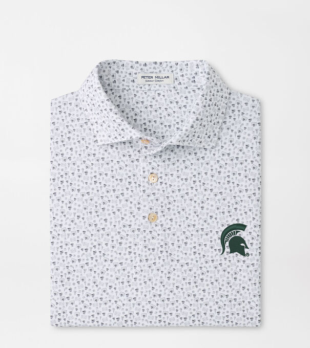 Michigan State Spartans Buzzer Beater Performance Jersey Polo