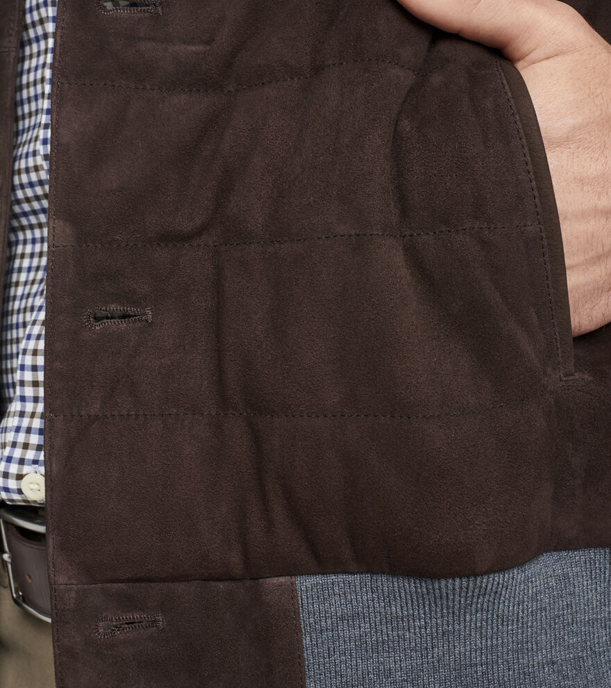 Suede Hybrid Cardigan image number 6