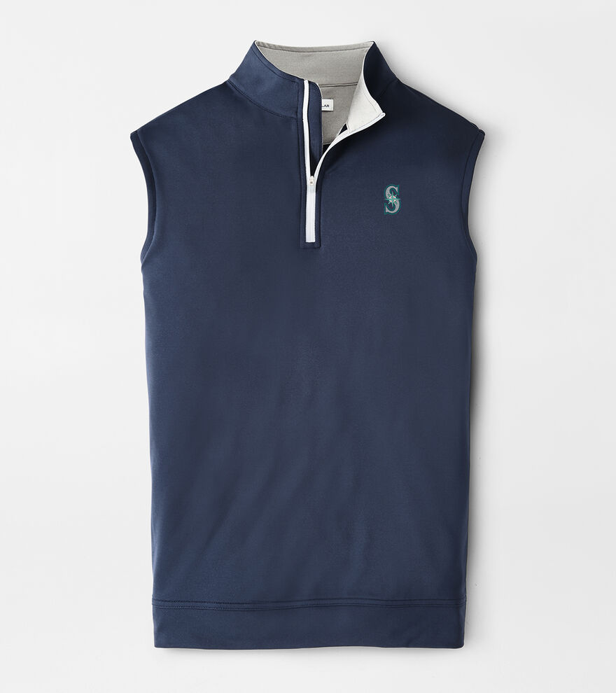 Seattle Mariners Galway Performance Quarter-Zip Vest image number 1