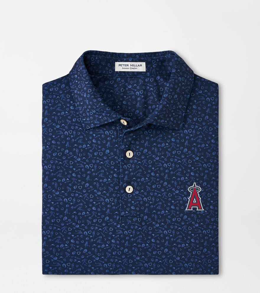 Los Angeles Angels Batter Up Performance Jersey Polo image number 1