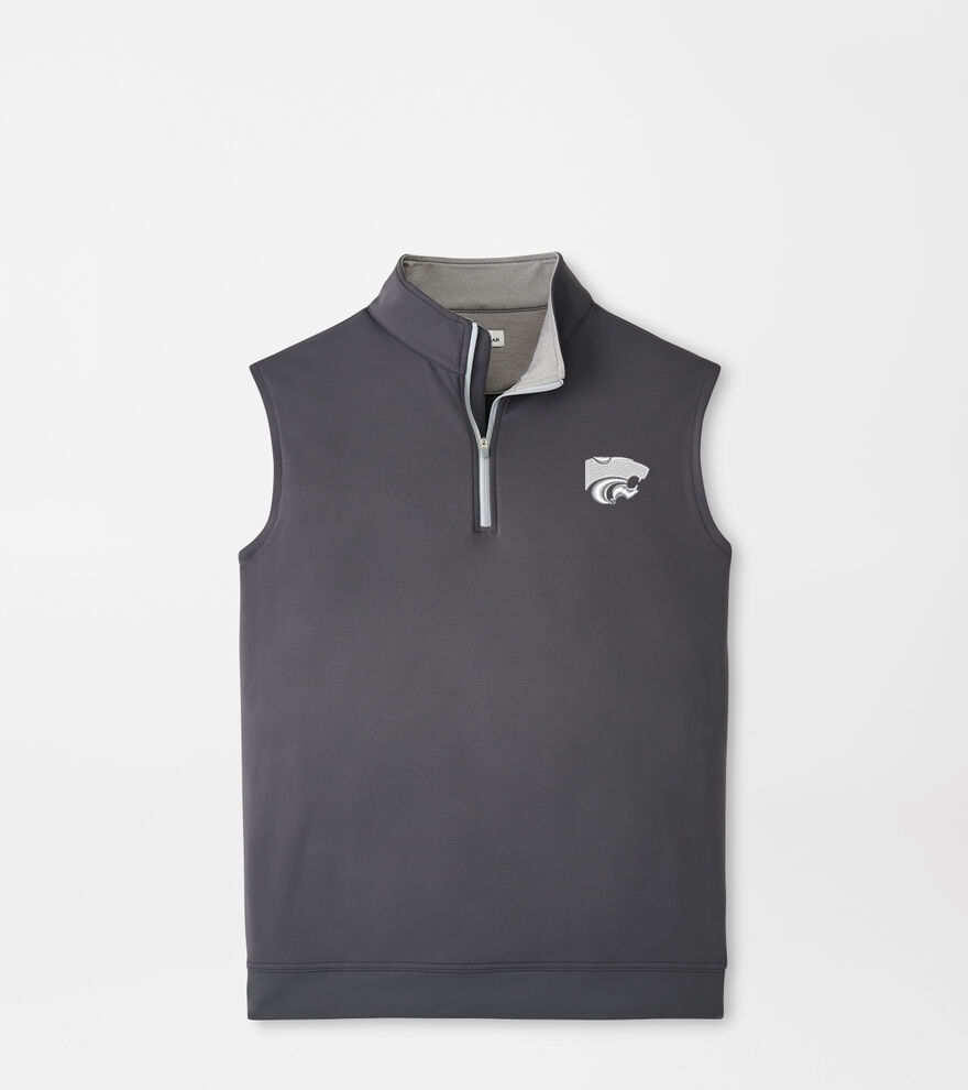 Kansas State Galway Stretch Loop Terry Quarter-Zip Vest image number 1