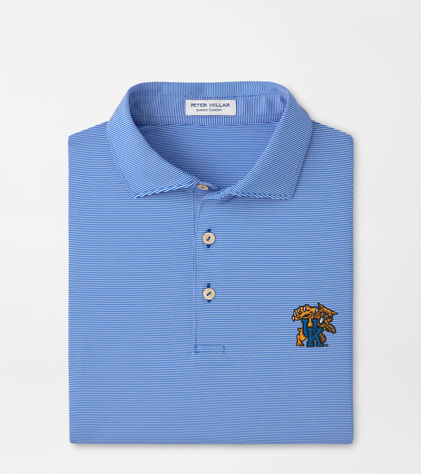 Kentucky Wildcat Jubilee Stripe Performance Polo