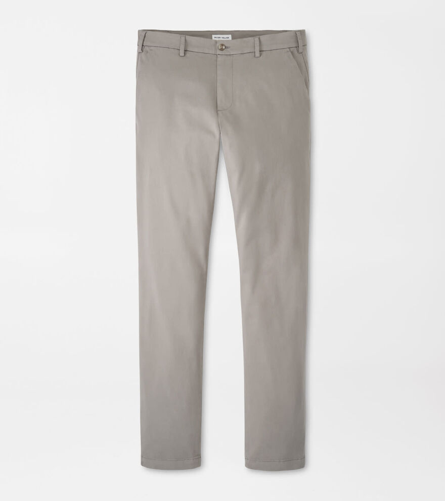 Signature Sateen Flat Front Trouser image number 1