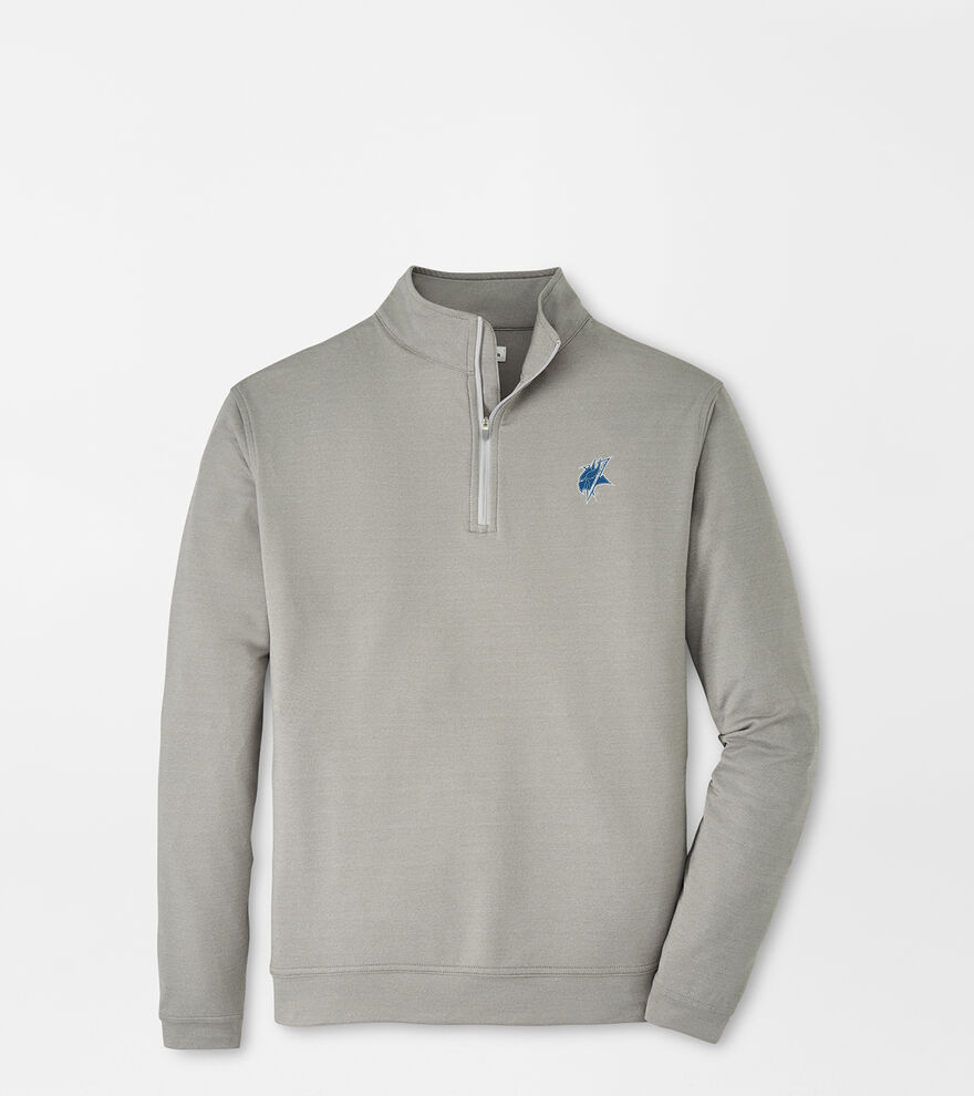 Elizabeth City State Perth Mélange Performance Quarter-Zip image number 1