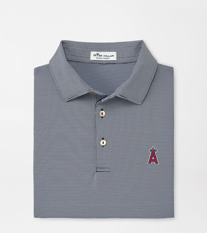 Los Angeles Angels Jubilee Stripe Performance Polo image number 1