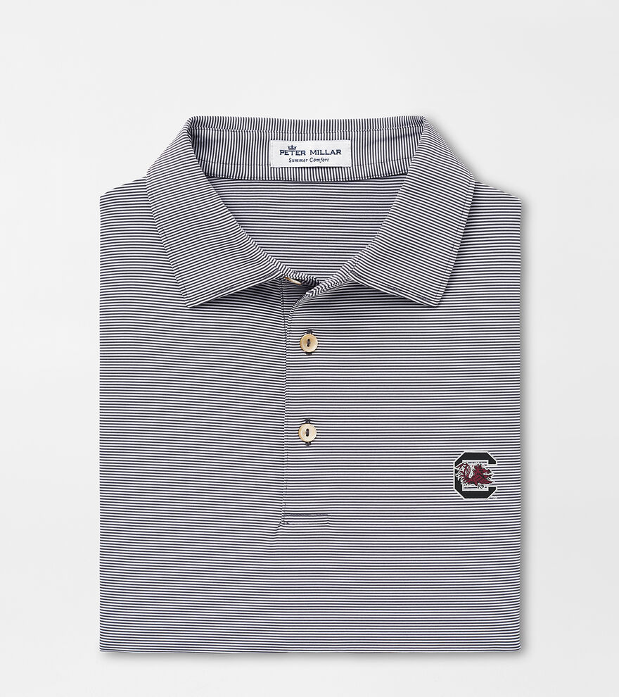 South Carolina Jubilee Stripe Performance Polo image number 1