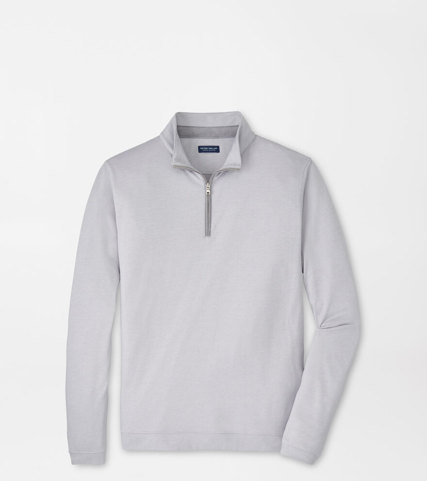 Albatross Cotton-Blend Piqu&eacute; Quarter-Zip image number 1