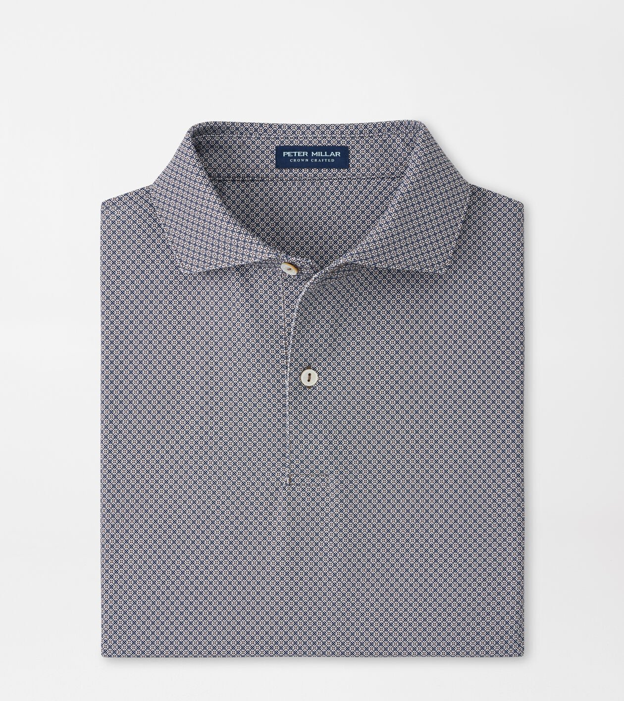 Peter Millar Men's Navy Jubilee Striped Polo | Customized