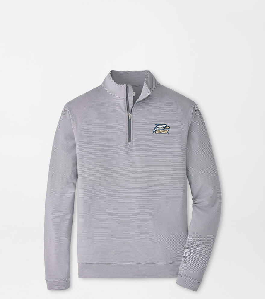 Georgia Southern Perth Sugar Stripe Performance Quarter-Zip image number 1