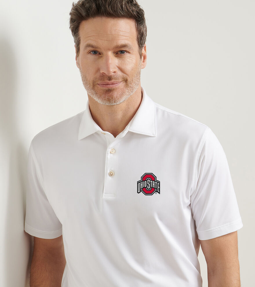 Ohio State Solid Performance Jersey Polo image number 2
