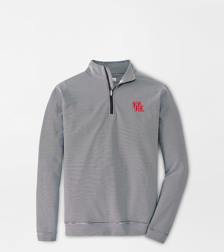 Houston Perth Sugar Stripe Performance Quarter-Zip image number 1