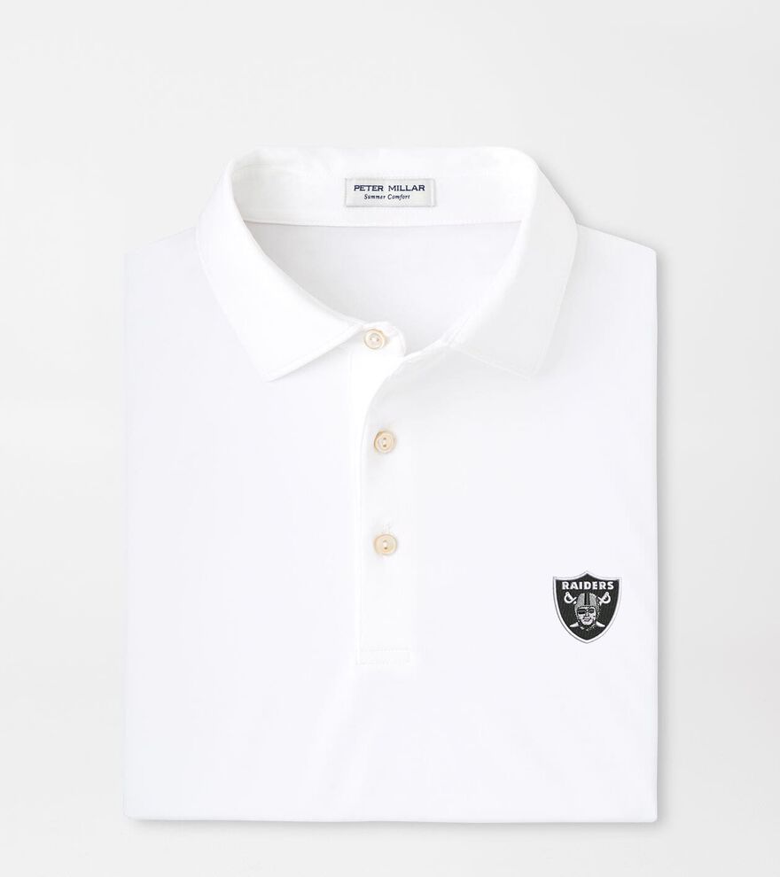 Las Vegas Raiders Solid Performance Jersey Polo image number 1