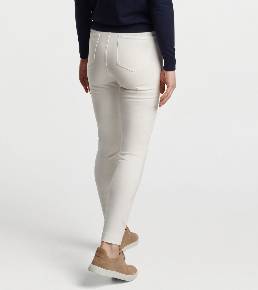 Karlie Stretch Sateen High Rise Pant| Women's Bottoms | Peter Millar