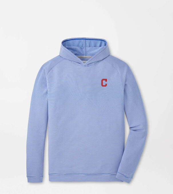 Cooperstown Cleveland Guardians Pine Sugar Stripe Performance Hoodie