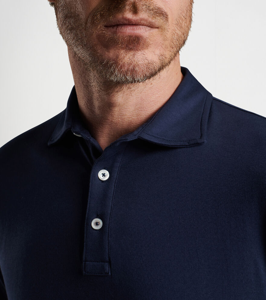 Pilot Mill Long-Sleeve Polo | Men's Polo Shirts | Peter Millar