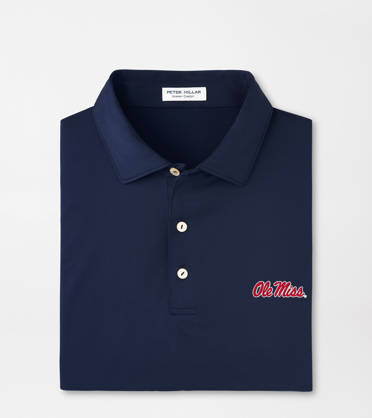 Ole Miss Solid Performance Jersey Polo | Men's Collegiate Apparel