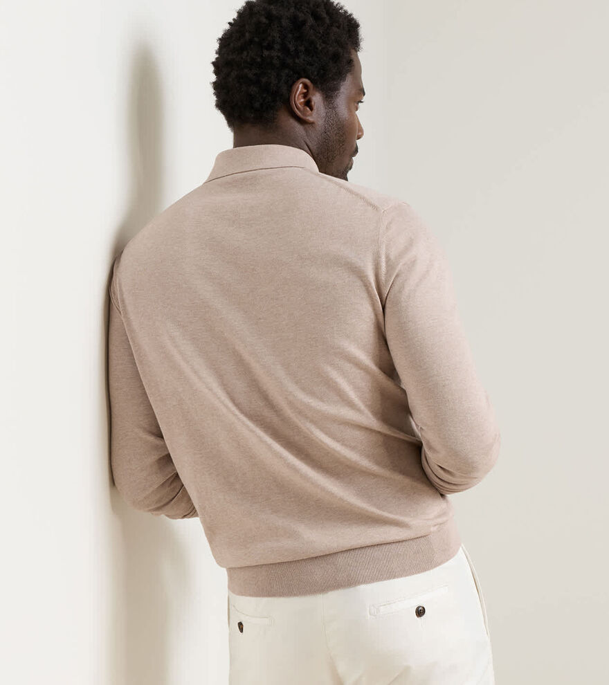 Mariner Sea Island Cotton Sweater Polo - Alternate Image 2