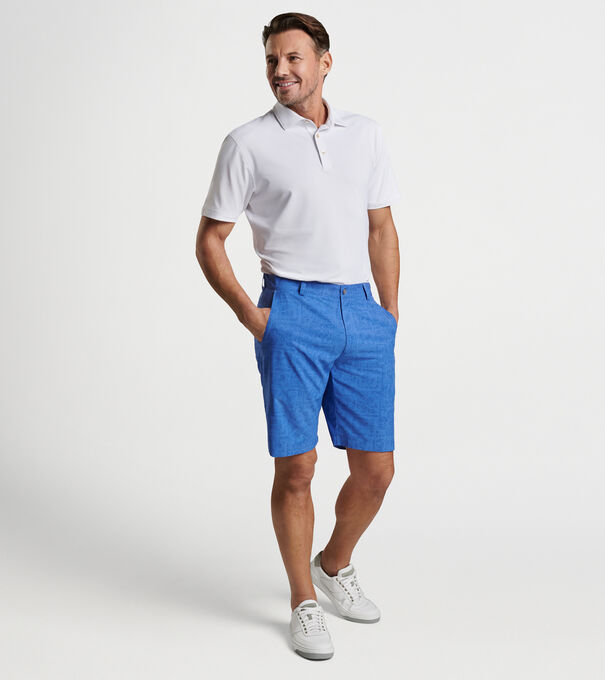 Shackleford Delos Paisley Performance Hybrid Short