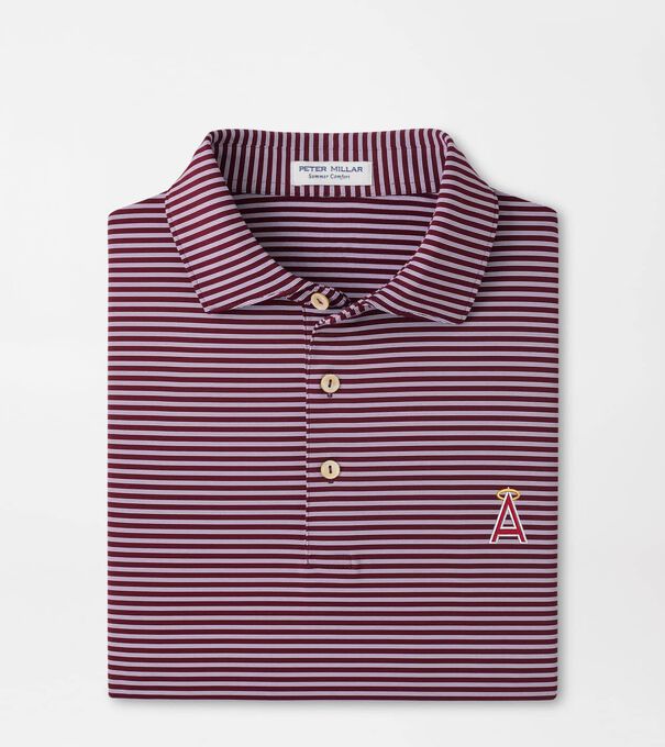 Cooperstown Los Angeles Angels Tiebreaker Performance Jersey Stripe Polo