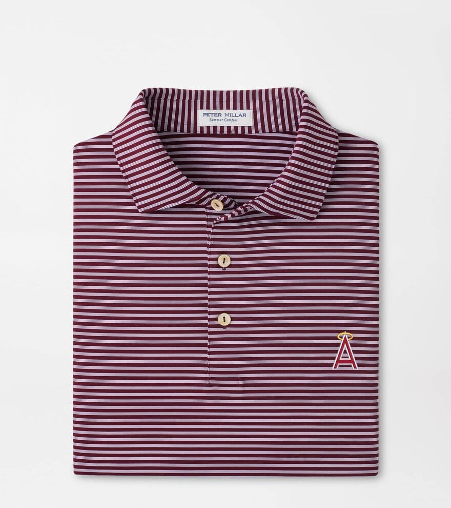 Cooperstown Los Angeles Angels Tiebreaker Performance Jersey Stripe Polo