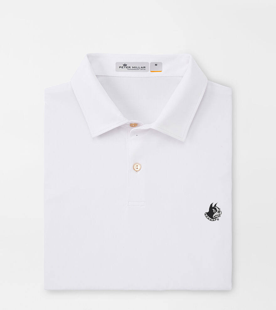 Wofford Terrier Featherweight Melange Polo image number 1